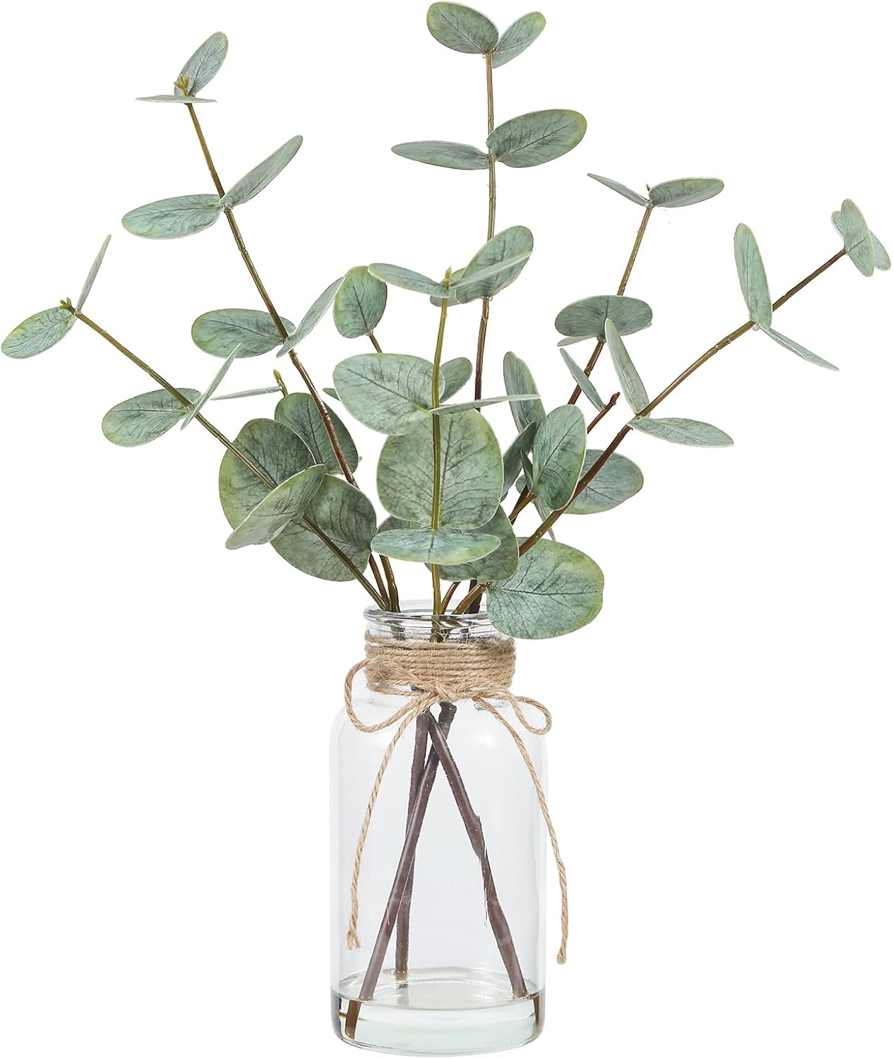 Farmhouse Black Artificial Plant — 14" — Green-2