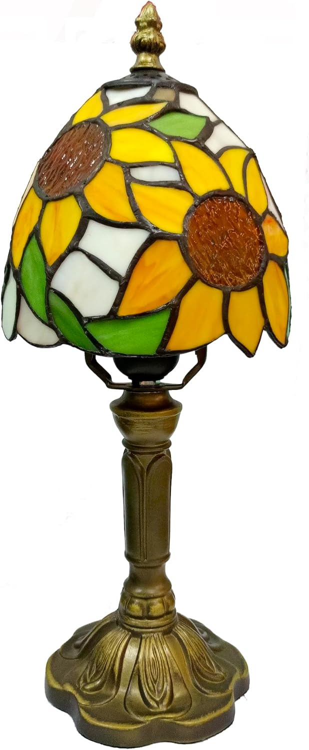 Dimmable Glass Bedside Lamp — 6" - View 6