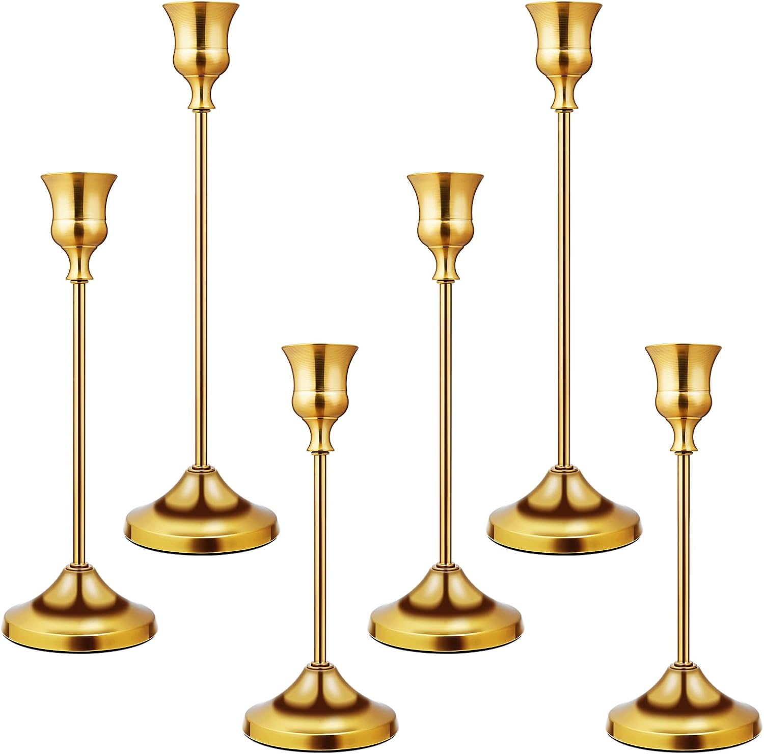 Black Candle — Set of 2 — Gold