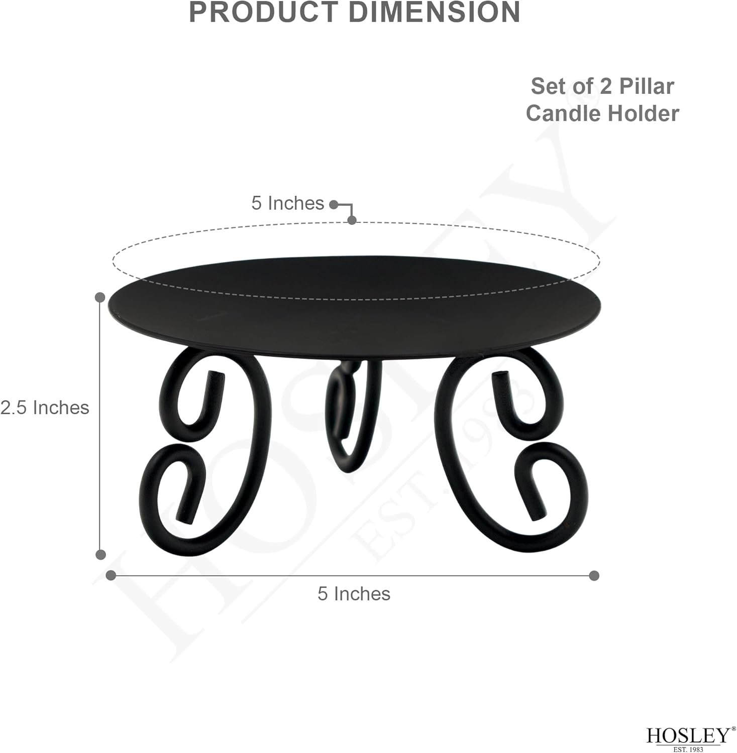 Farmhouse Black Candle — 5" - View 7
