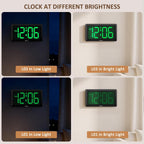 Battery Operated Modern Green Wall Clock — 3.2" - View 6