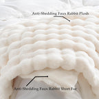 Beige Throw Pillow — 51" - View 5