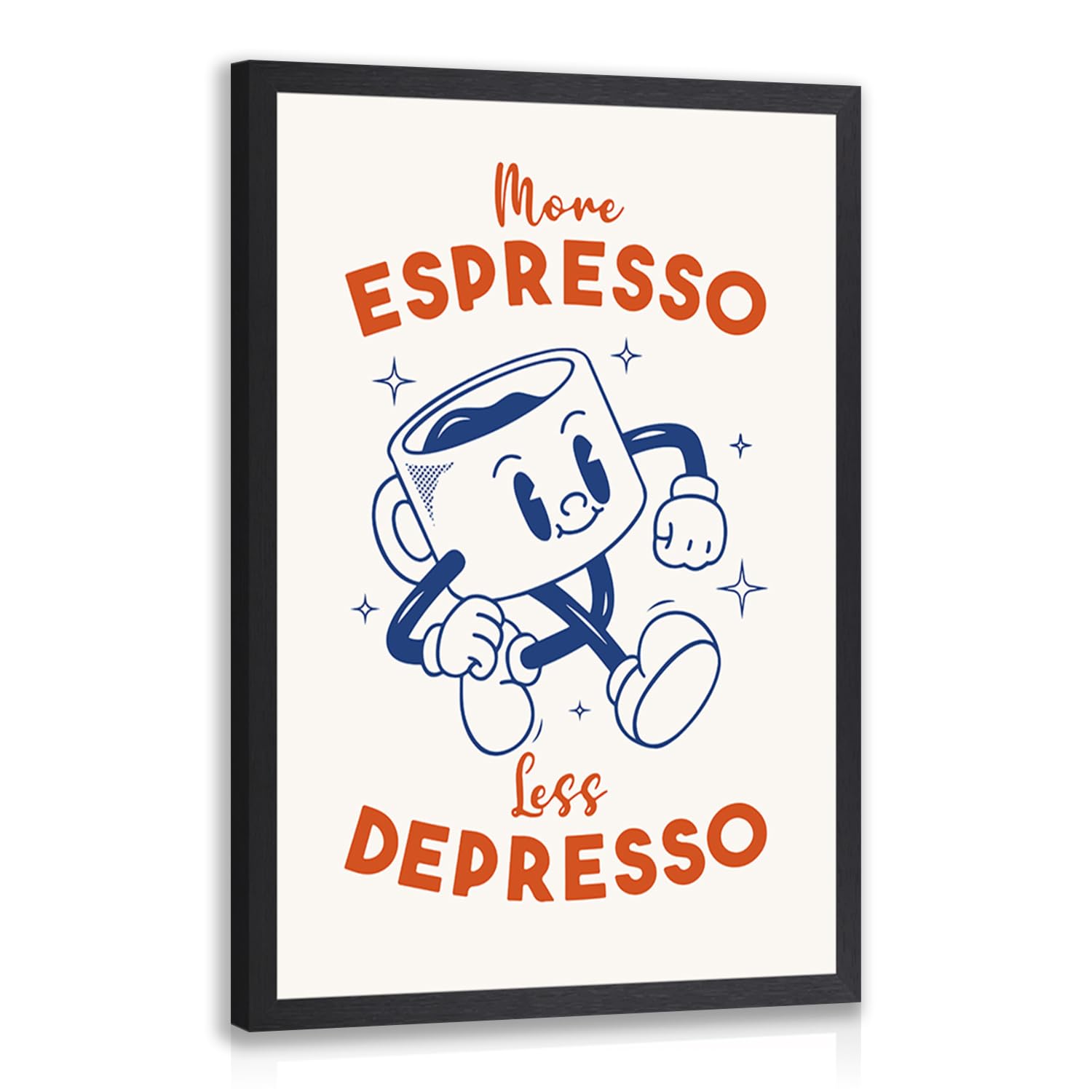 Framed Beige Wall Decor — 10"