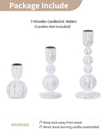 Boho Brown Candle — Set of 3 - View 7