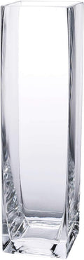 Glass Vase — 4" — 3"×3"×12"