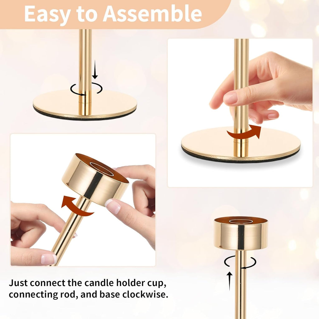Gold Candle — Set of 6 - View 9