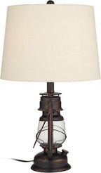 Farmhouse Gold Table Lamp — 23" - View 9