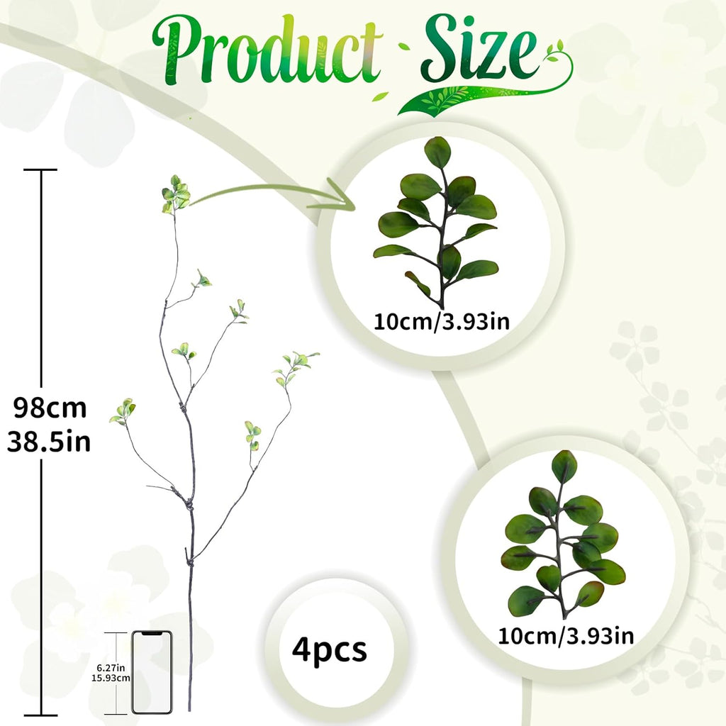 Black Artificial Plant — 38.5" - View 5