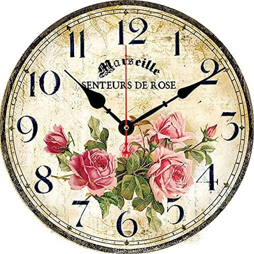 Battery Operated Pink Wall Clock — 8" - View 2