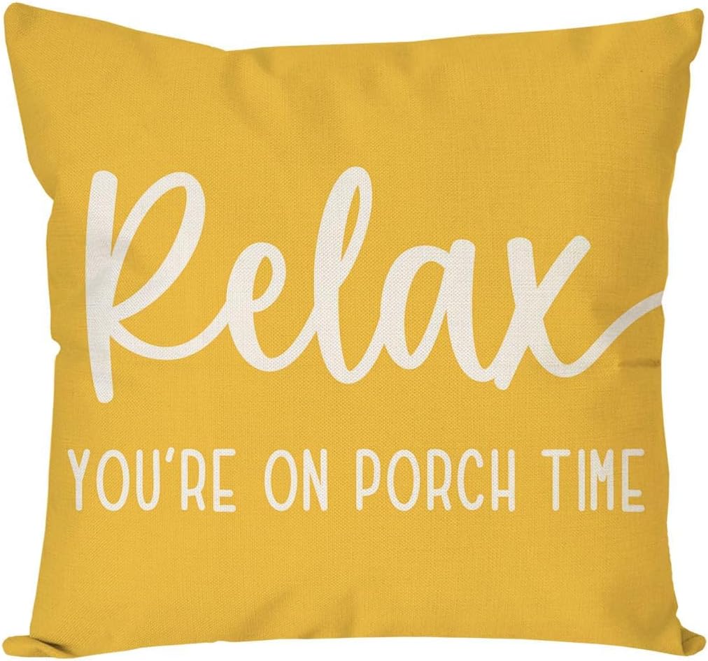 Lumbar Boho Beige Throw Pillow Cover — 20" — Yellow