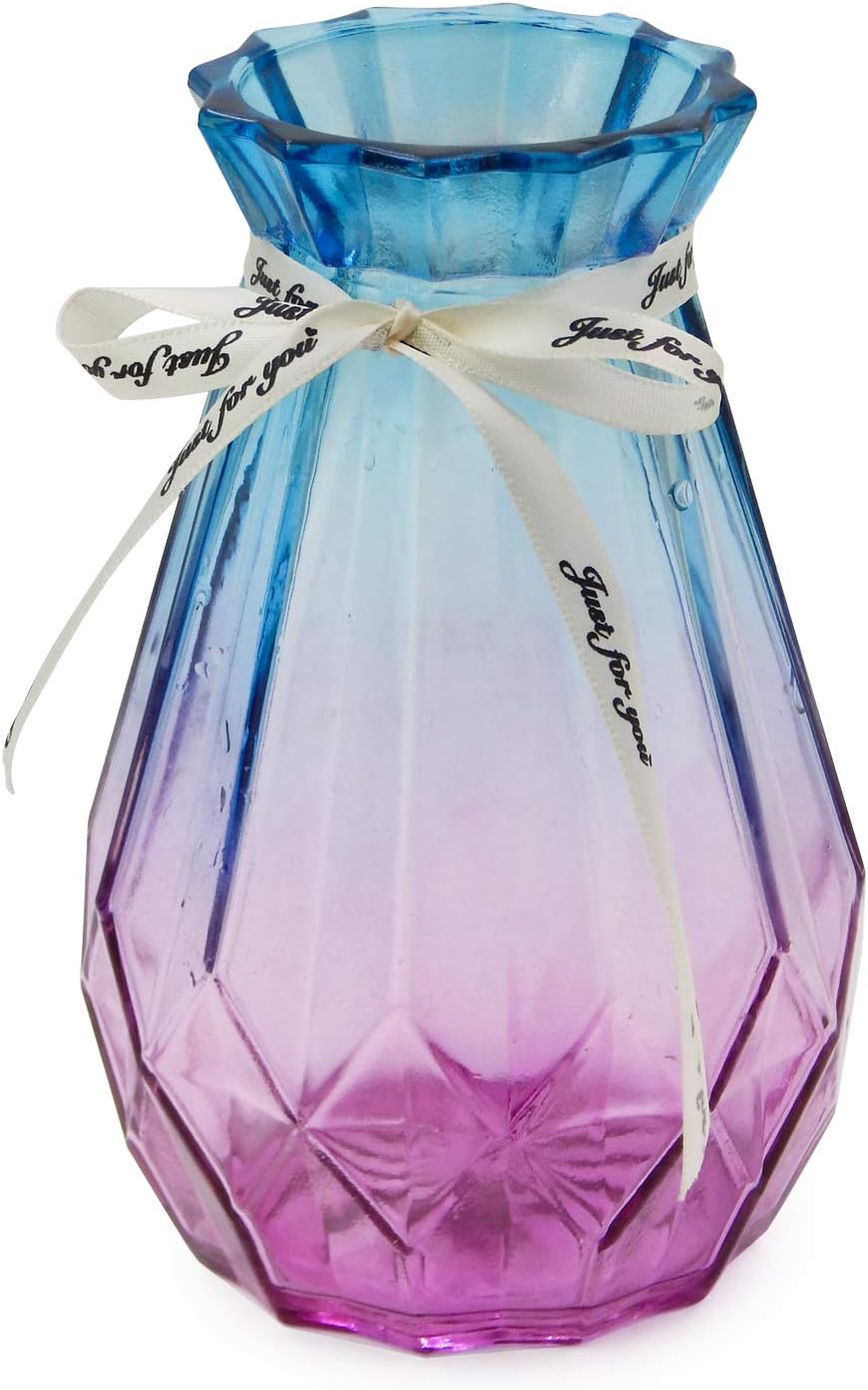 Modern Blue Flower Vase — A-blue Purple Gradient