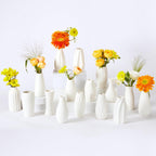 Boho Black Flower Vase — Set of 16