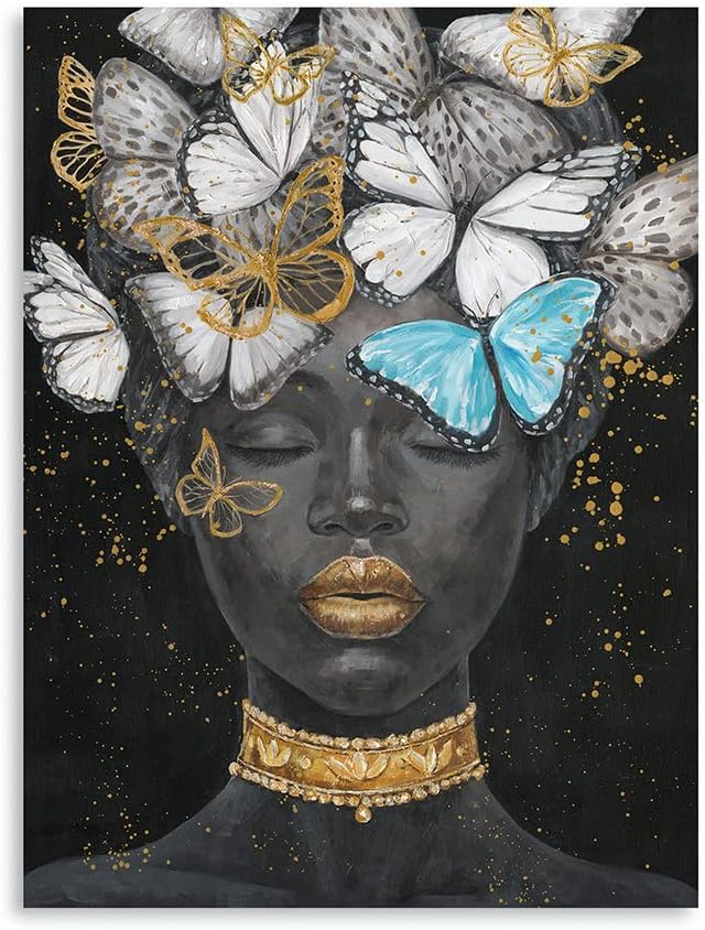 Framed Gold Canvas Wall Art — 16" — 32"L x 24"W