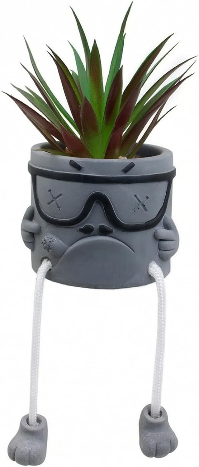 Green Faux Plant — 1pcs-smoking