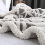 Beige Throw Pillow — 51" - View 4