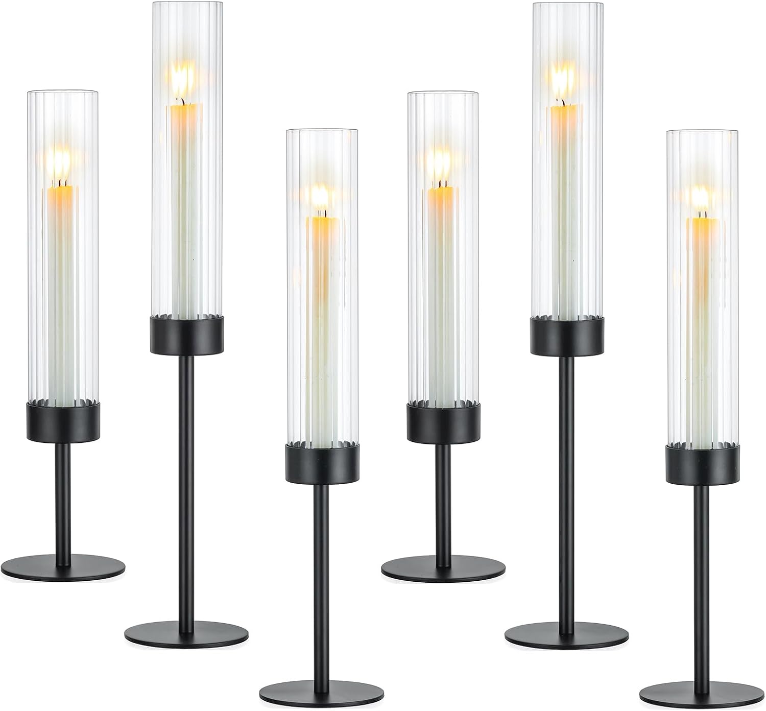 Luxe Black Candle — Set of 3 — 6PCS