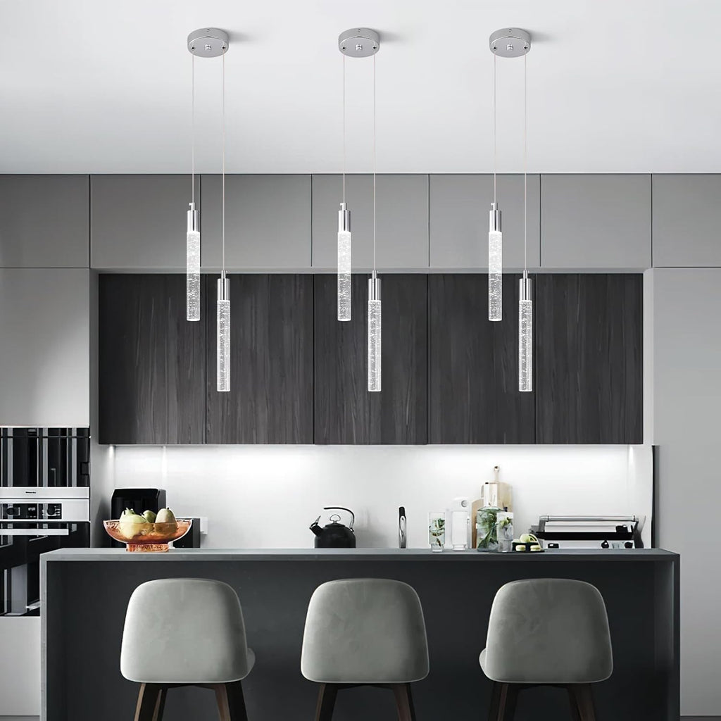 Dimmable Luxe Black Pendant Light — 2-Light - View 2