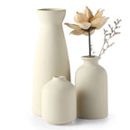 Boho Beige Flower Vase