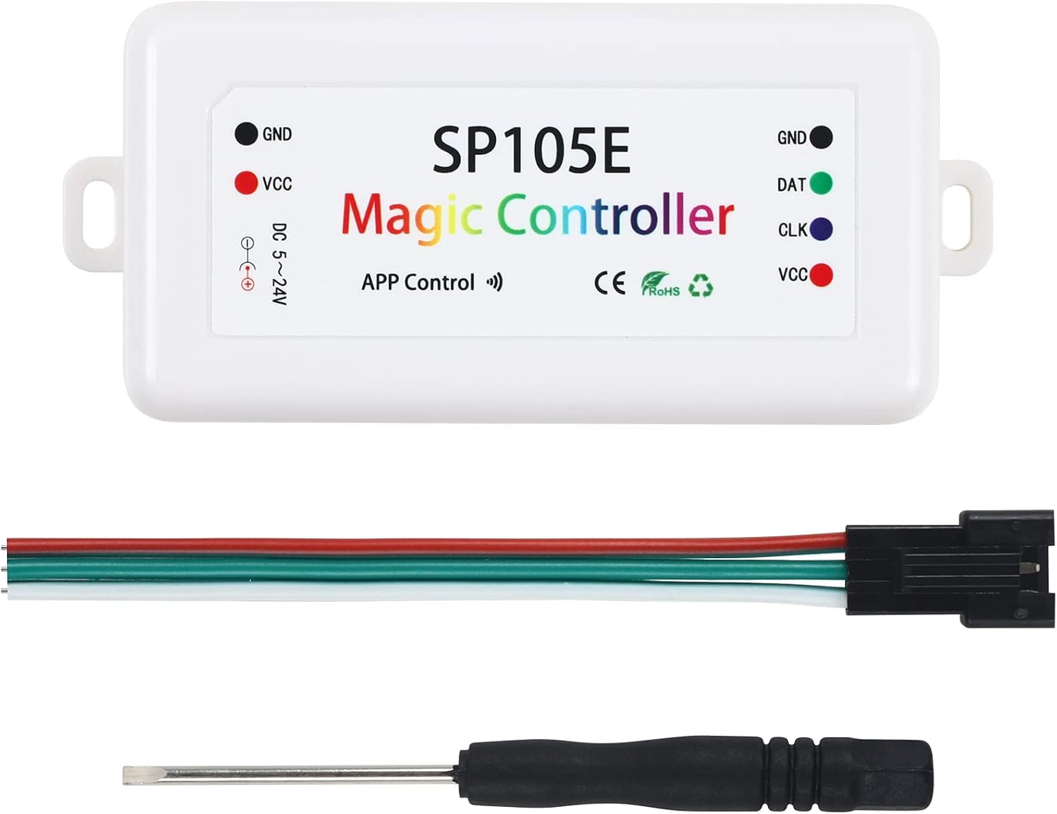 RGB Blue LED Light Strip — SP105E Bluetooth LED Controller