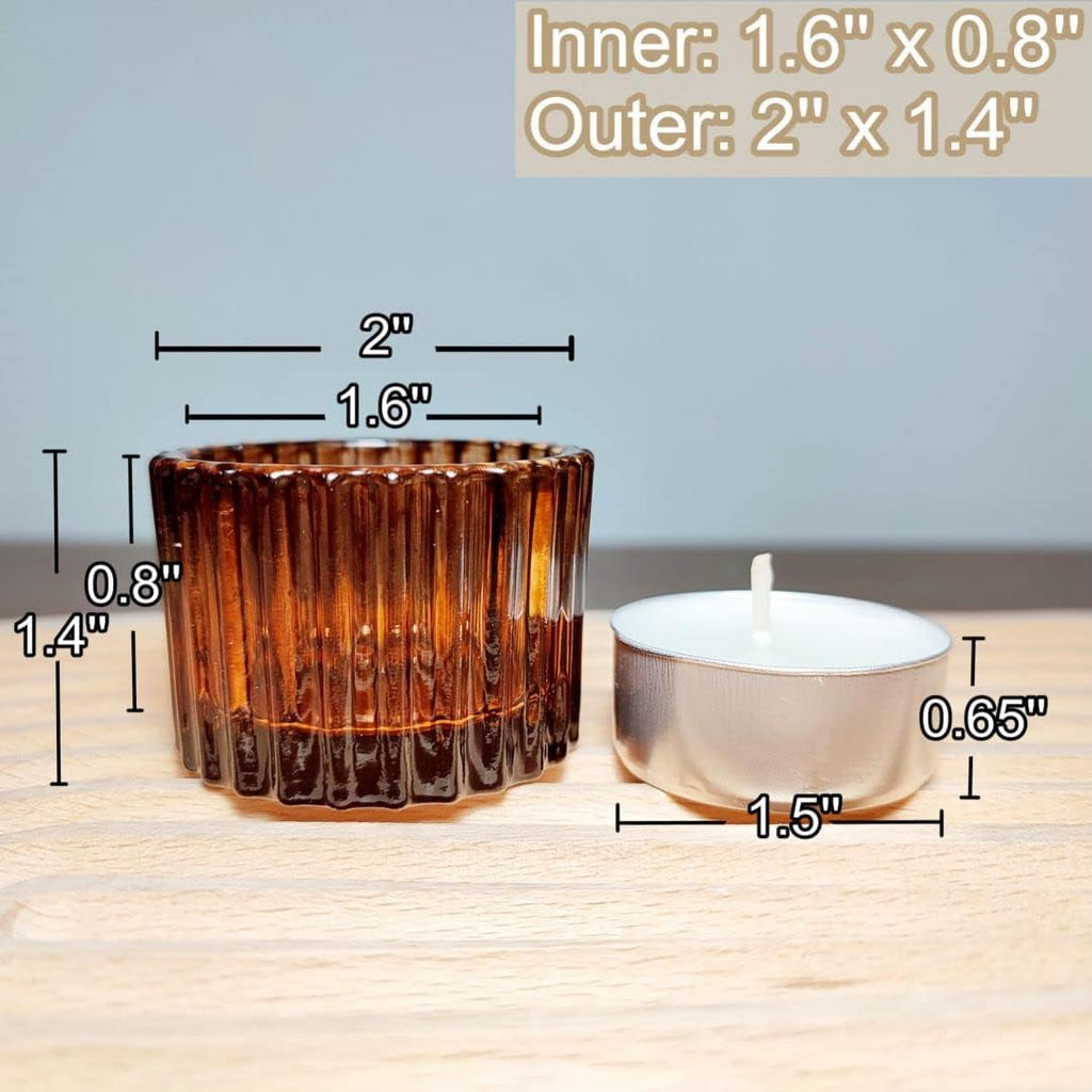 Brown Candle — 4" - View 3