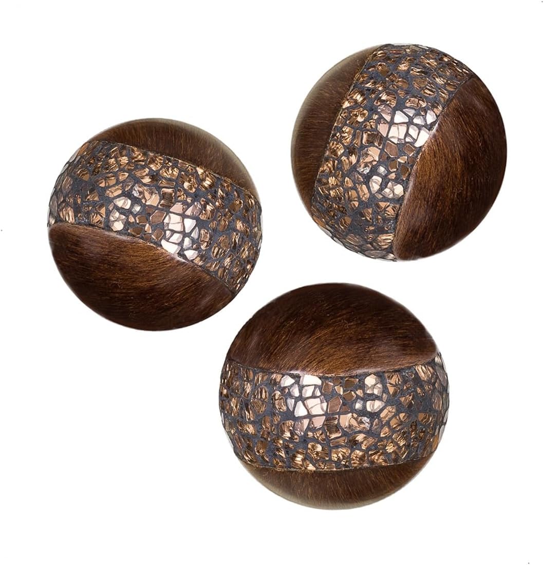 Wax Pillar Candle — Set of 2 — Set of 3 Orbs