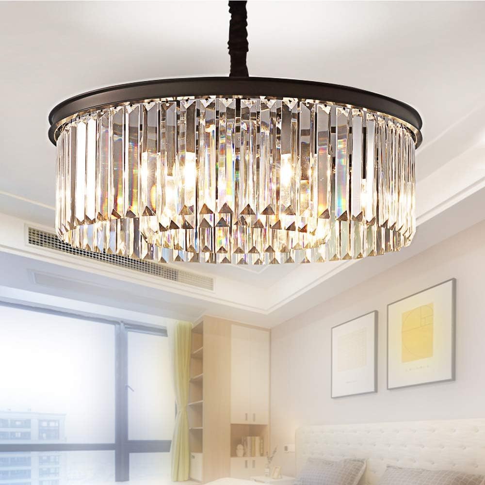 Luxe Black Chandelier — 22" — D22"