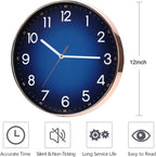 Battery Operated Modern Blue Wall Decor — 12" - View 3
