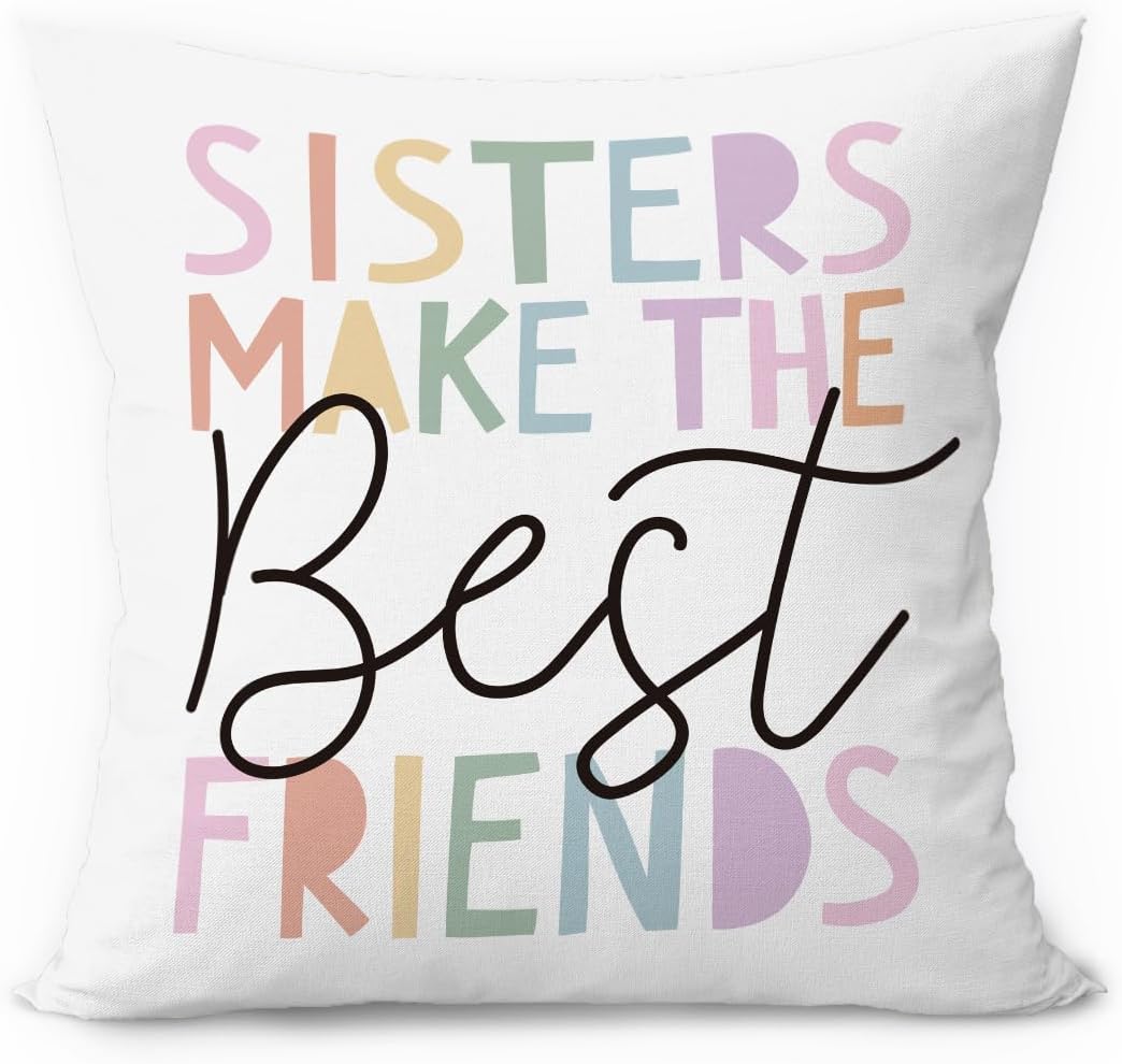 Boho Blue Pillow Cover — 18x18 — 05-sisters Make the Best Friends