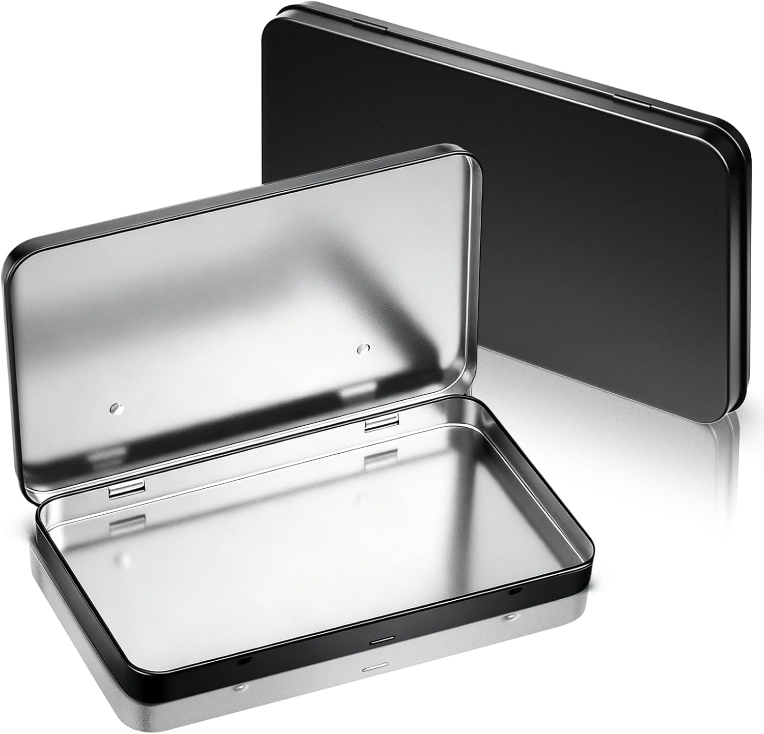 Rectangular Black Storage Basket — 0.6" — Black
