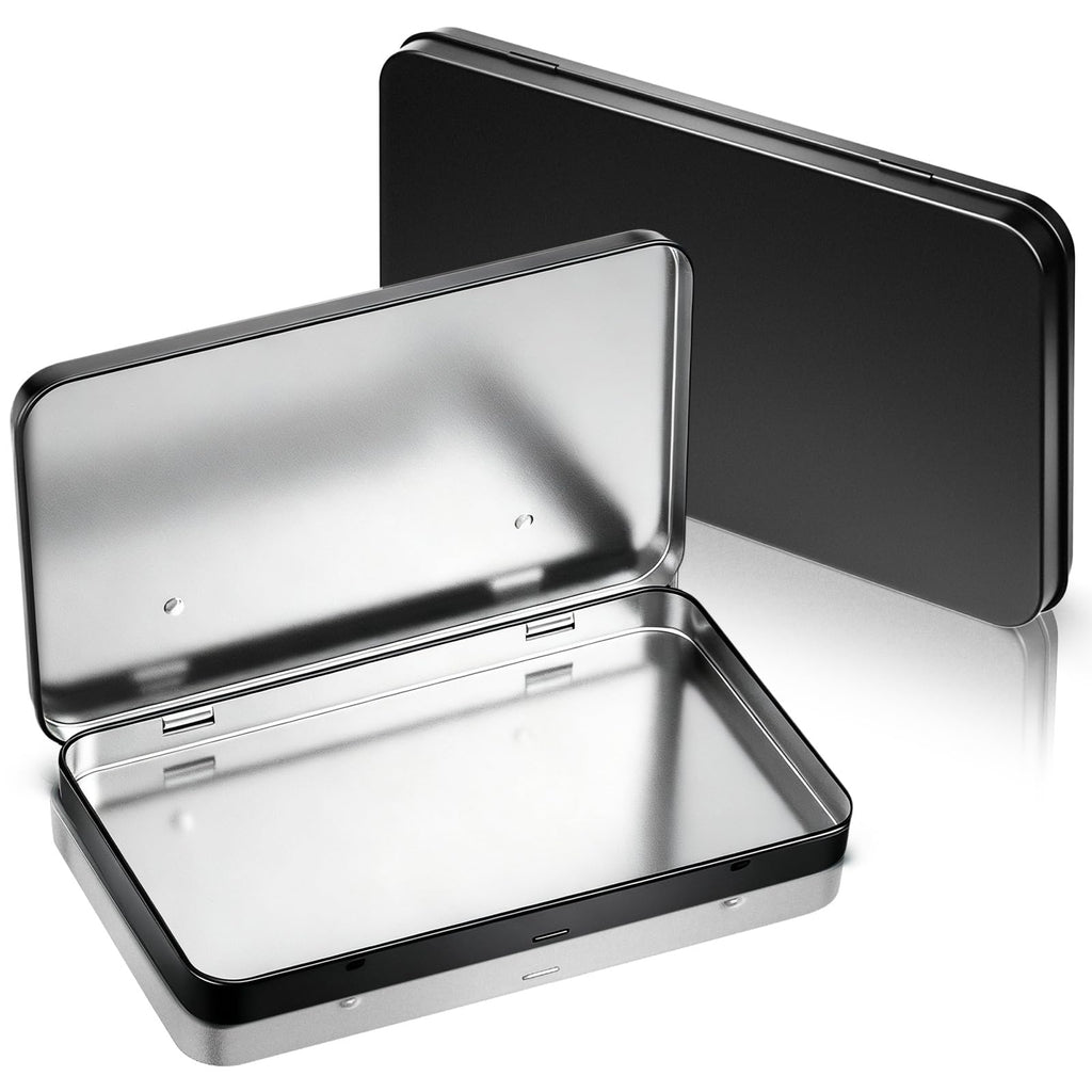 Rectangular Black Storage Basket — 0.6"