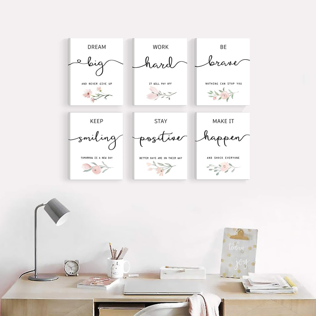 Framed Black Canvas Wall Art — 8" - View 7
