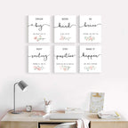 Framed Black Canvas Wall Art — 8" - View 7