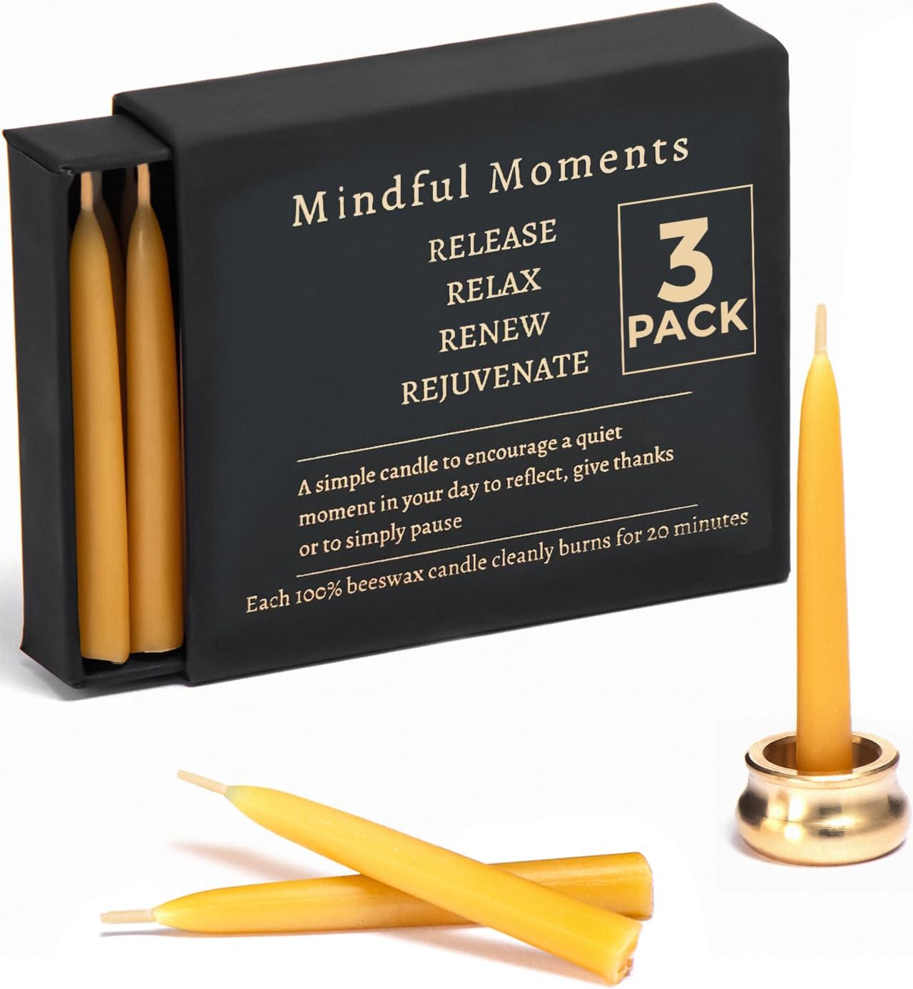 Wax Candle — 3 Pack
