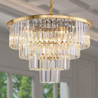 Luxe Black Chandelier — 18"