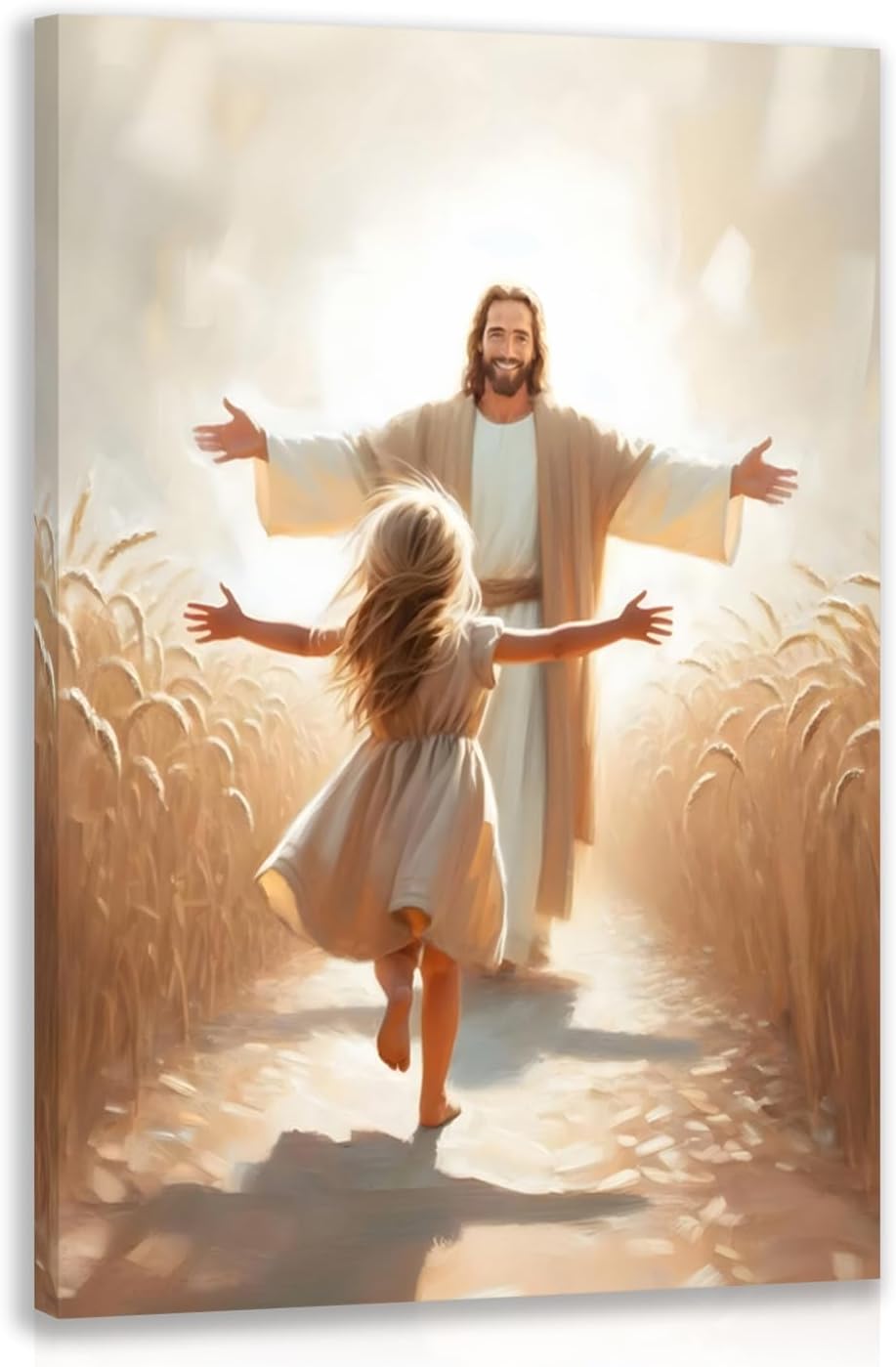 Framed Metal Wall Decor — 16" — JesusGirl
