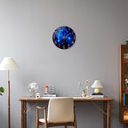Battery Operated Black Wall Clock — 12" - View 3