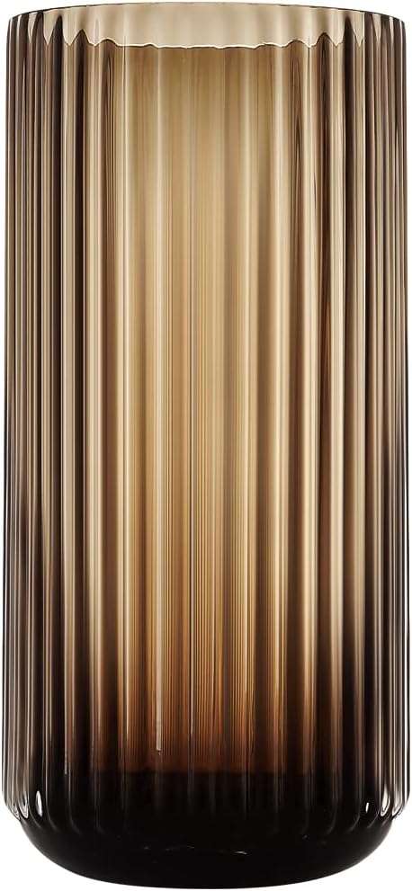 Farmhouse Brown Flower Vase — 9.8" — Brown