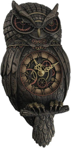 Antique Metal Wall Clock — 12.5" - View 4