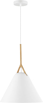 Modern Metal Pendant Light — 14" - View 3