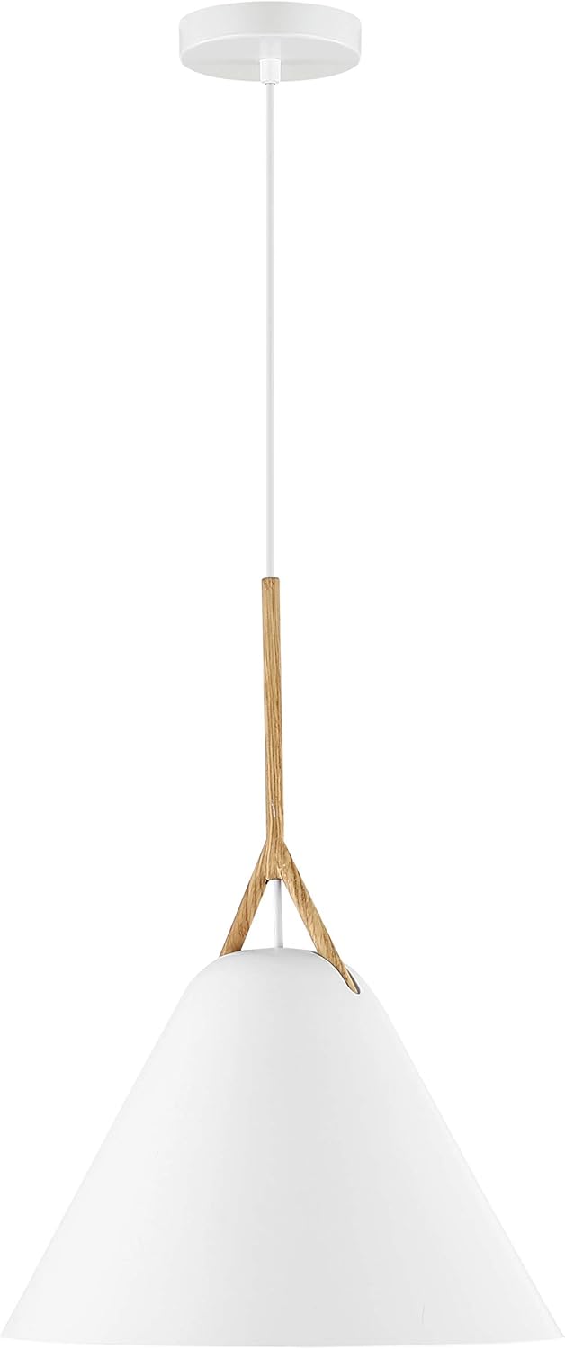 Modern Metal Pendant Light — 14" - View 3