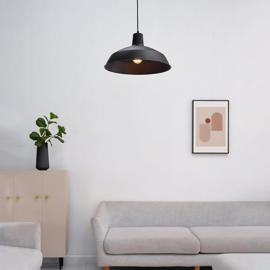 Black Pendant Light — 1-Light - View 4