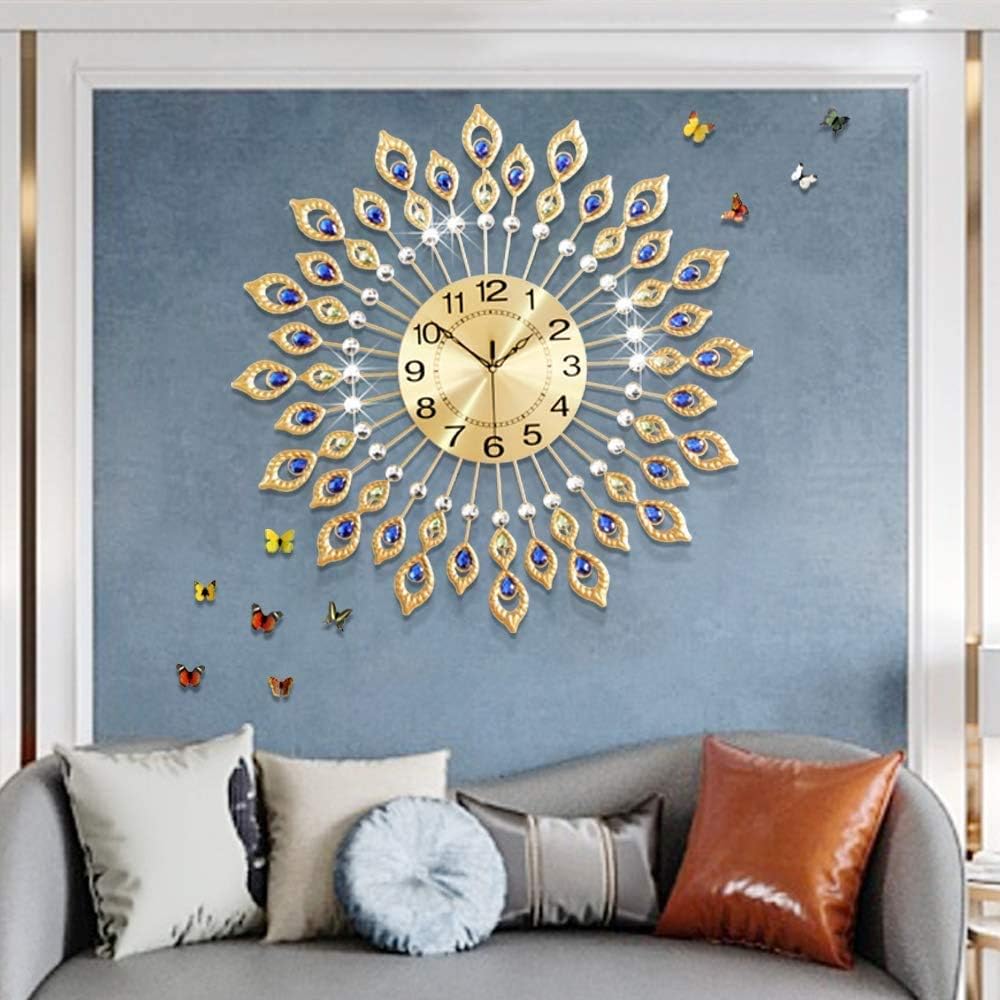 Luxe Black Wall Clock — 3" - View 2