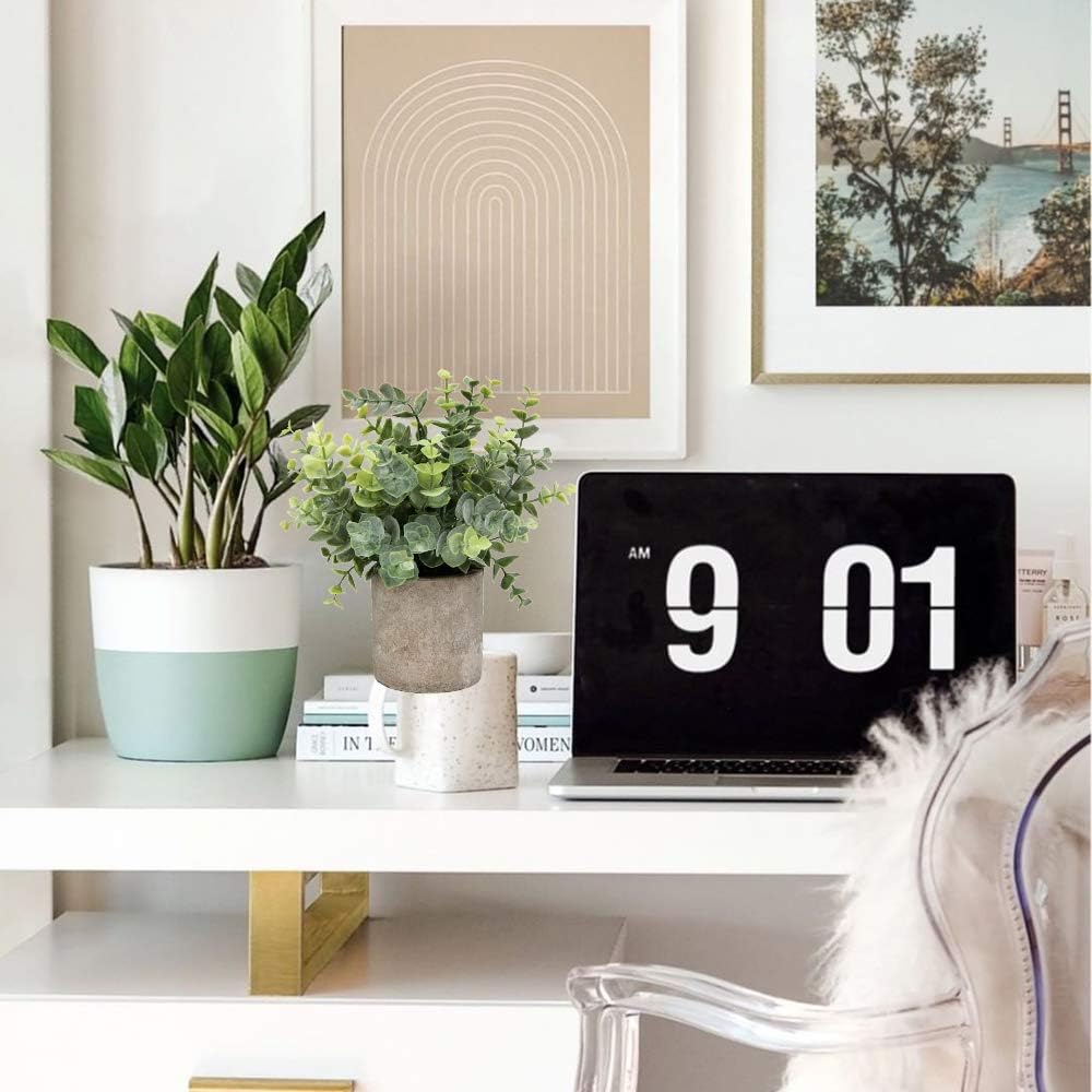 Wood Artificial Plant — 8.3" - View 7