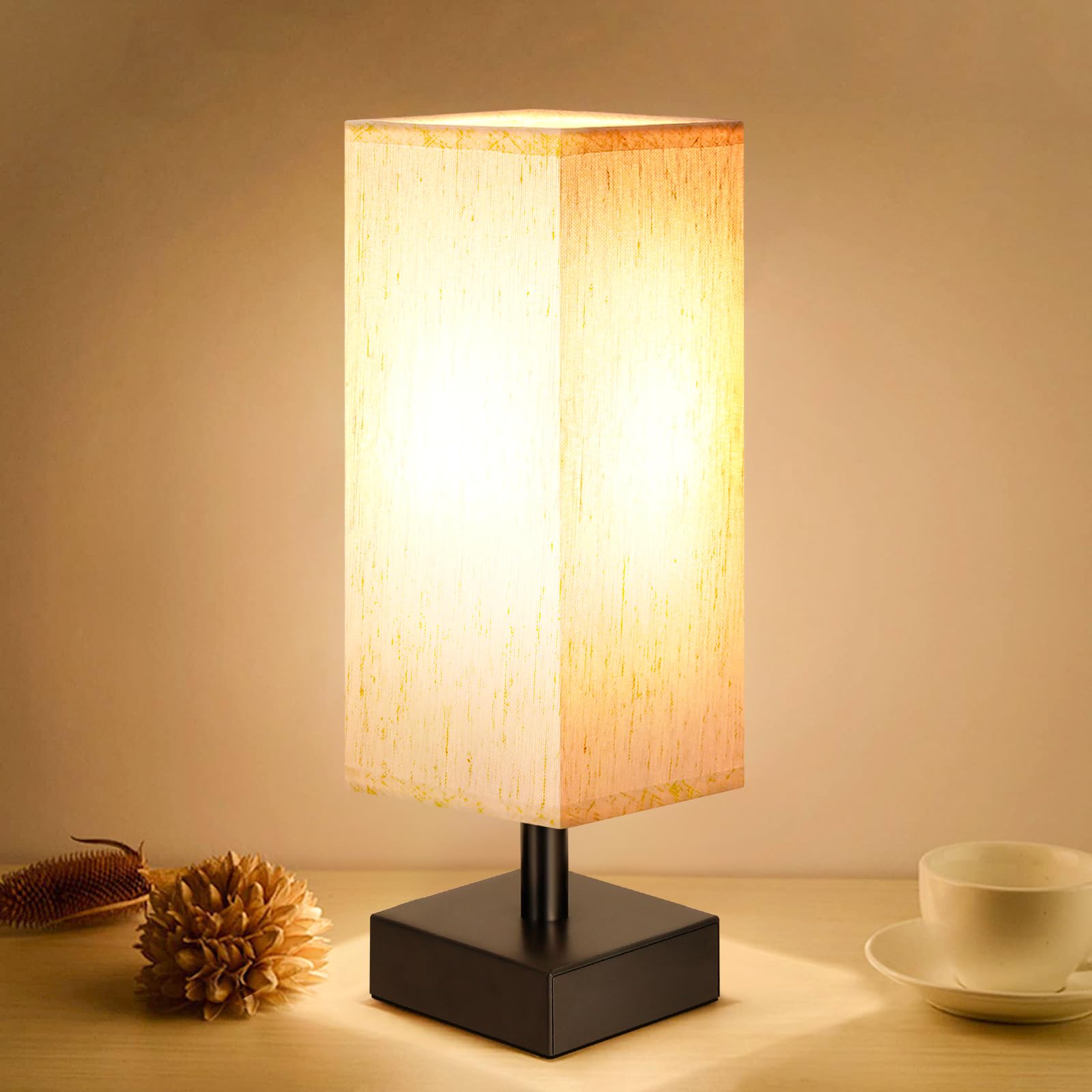 Modern Beige Bedside Lamp