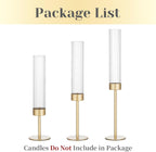 Luxe Black Candle — Set of 3 - View 7