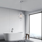Farmhouse Gold Chandelier — 1-Light - View 6