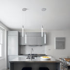 Dimmable Luxe Black Pendant Light — 2-Light - View 3