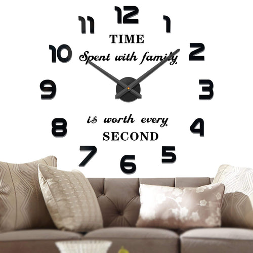 Battery Operated Luxe Black Wall Decor