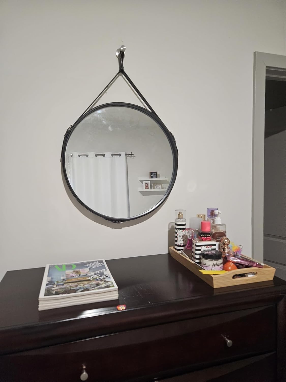 Round Glass Wall Mirror — 20" - View 9