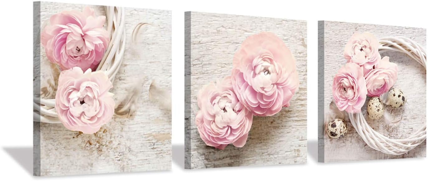 Black Wall Art — 16" — Pink picture